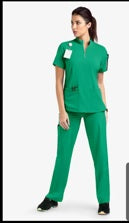 DOCTORS NURSES V-NECK SHORT-SLEEVED ELASTIC WAIST QUICK-DRY WORK UNIFORM