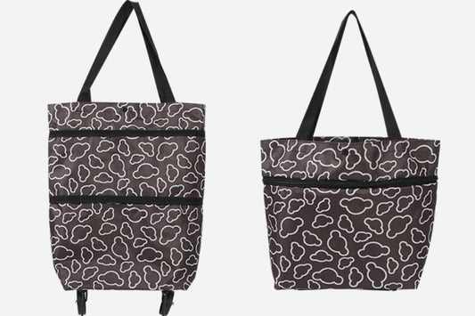 PORTABLE FOLDING OXFORD SHOPPING/TRAVEL PICNIC CASUAL BAGS