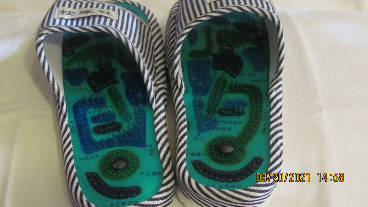ACCUPUNCTURE SLIPPERS HOME FOOT MASSAGE SHOES
