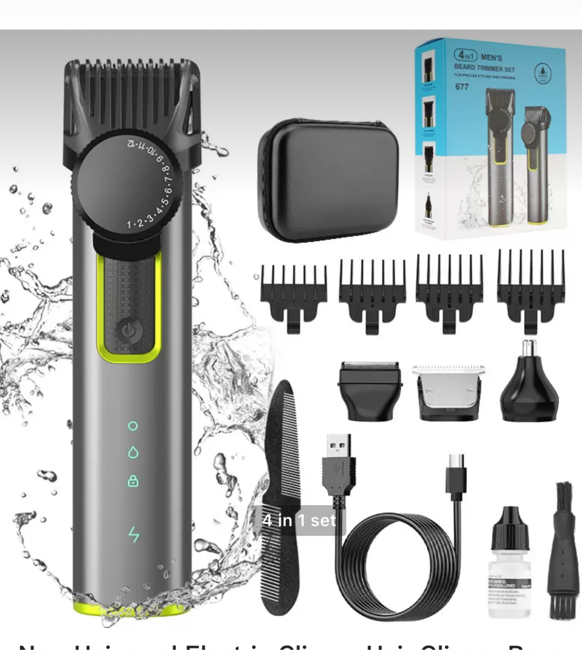 4-in-1 Premium Grooming Set