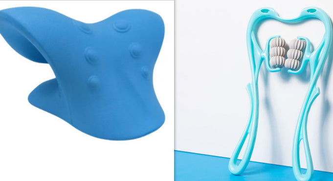 Six-Wheel Neck Massager - Manual Therapeutic Relief Tool
