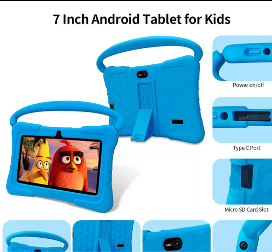 32 GB 7INS EDUCATIONAL CHILDREN'S SOFTWARE TABLET WITH PROTECTIVE SILICONE CASE