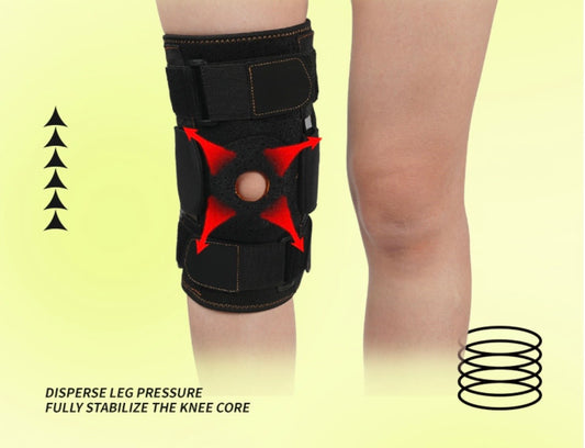 Adjustable Knee Brace - Compression Support for Arthritis & Joint Pain Relief (One Pair)