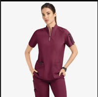 DOCTORS NURSES V-NECK SHORT-SLEEVED ELASTIC WAIST QUICK-DRY WORK UNIFORM